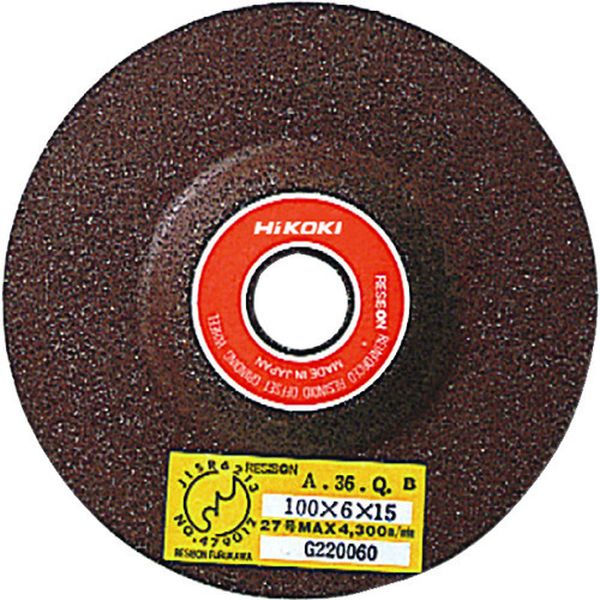 ＨｉＫＯＫＩ オフセット砥石 100mmX6X15 （A36Q） （20入）