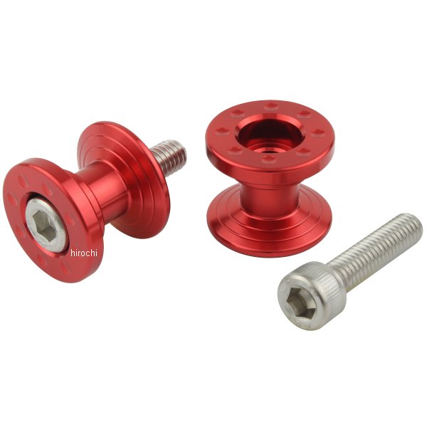 ポッシュ POSH アルミツーリング荷掛けフック M6 ショート 赤