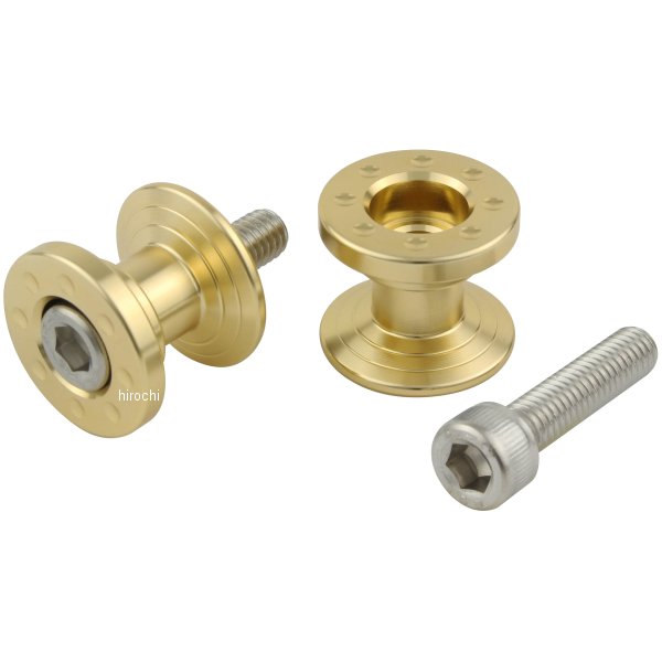 ポッシュ POSH アルミツーリング荷掛けフック M6 ショート シャンパンゴールド