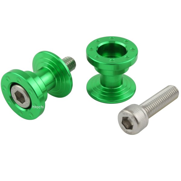 ポッシュ POSH アルミツーリング荷掛けフック M8 ショート ライムグリーン