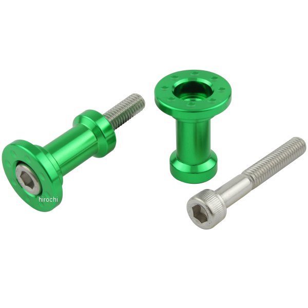 ポッシュ POSH アルミツーリング荷掛けフック M6 ロング ライムグリーン