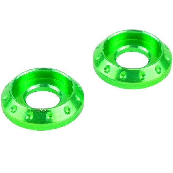 NASAワッシャー M6 ライムグリーン