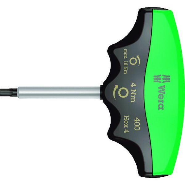 Wera 400 トルクドライバーT型 ヘックスプラス六角4.0 / 4.0 Nm