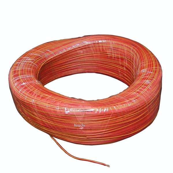 AVSS配線コード 1m 赤/黄