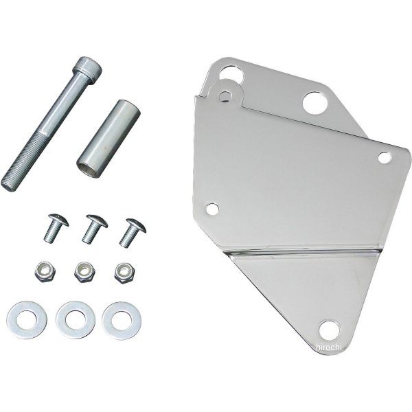 ツールボックスブラケット 84年-88年 ソフテイル 左 クローム