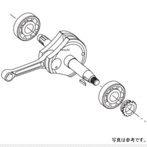 ストロークアップ クランクシャフトASSY 50mm