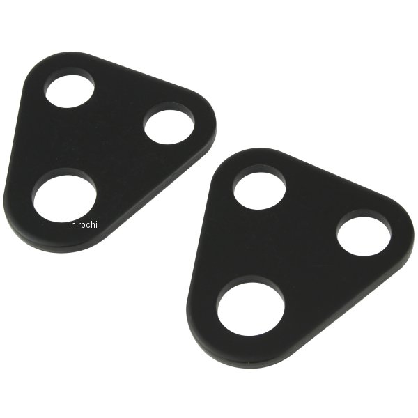 ポッシュ POSH ウインカーステーベース SR500、SR400 黒 2枚入り