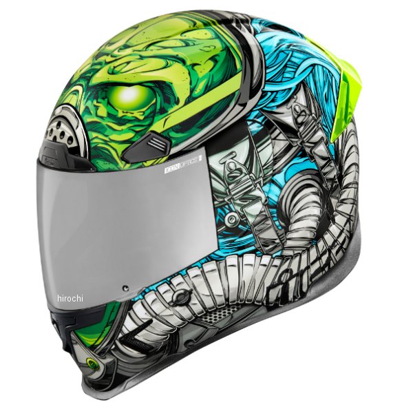 フルフェイスヘルメット AIRFRAME PRO OUTBREAK 青 2XLサイズ