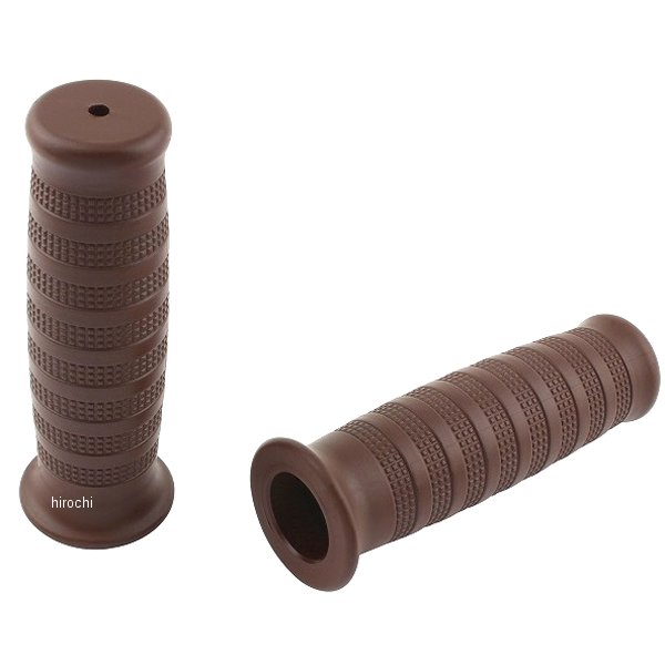 ユニバーサル リングバレルグリップ 非貫通タイプ 左右セット 茶