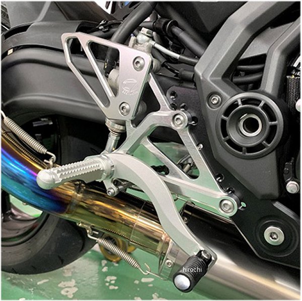 バックステップ 逆シフト仕様 17年以降 Ninja650 ハイパーバンク シルバー