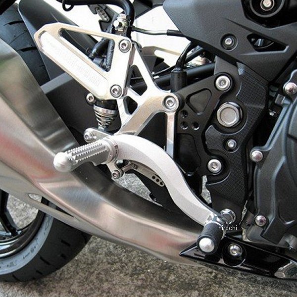 バックステップ 18年-19年 Ninja250 ハイパーバンク シルバー