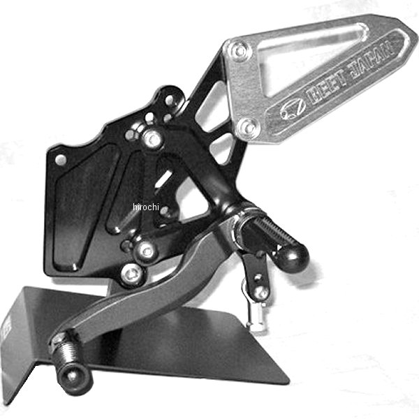 バックステップ 14年以降 ニンジャ400、ニンジャ250 黒/ハイパーバンク シルバー