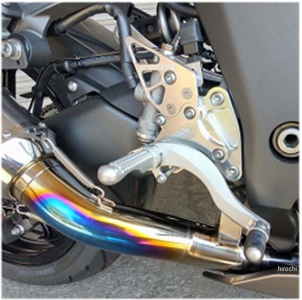 バックステップ 固定式 20年 Ninja1000SX シルバー ハイパーバンク