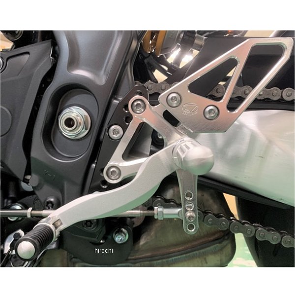 バックステップ 固定式 21年以降 MT-09 ハイパーバンク シルバー