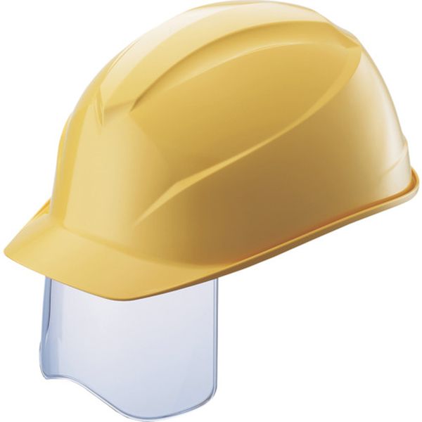 0123JSHC3J エアライトS搭載ヘルメット(アメリカンタイプ・溝付・シールド付) 帽体色：クリーム