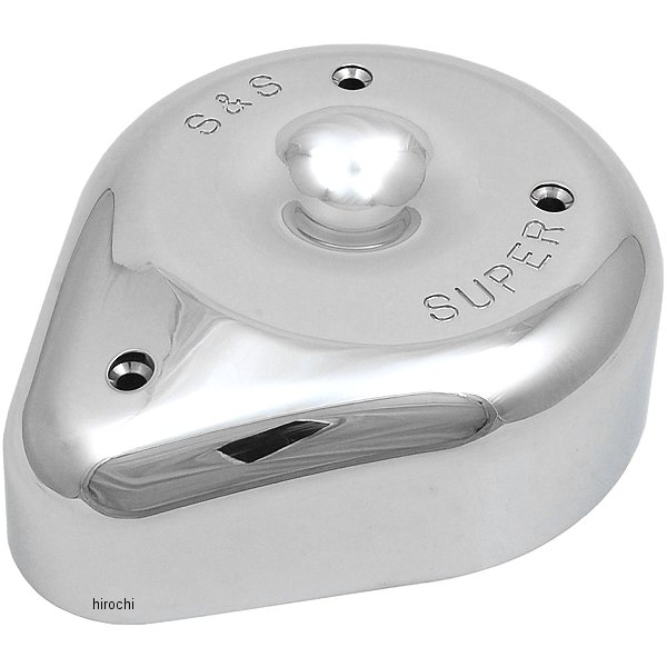 ティアドロップエアクリーナーカバー E/Gキャブ用 クローム