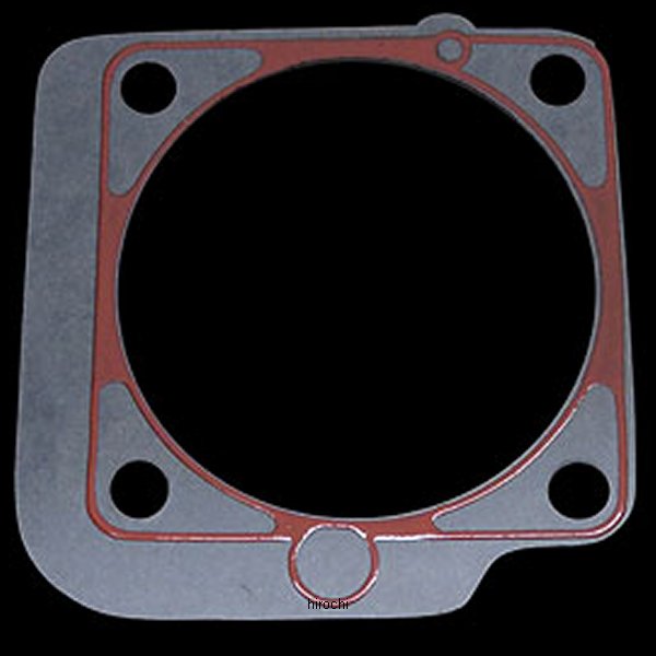 リアシリンダベースガスケット シリコンビーデッド 64年-65年 パンヘッド