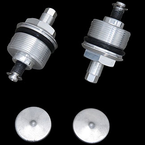 フロントフォーク イニシャルアジャスター 39mm用 アルミ素地 87年-94年 FXR