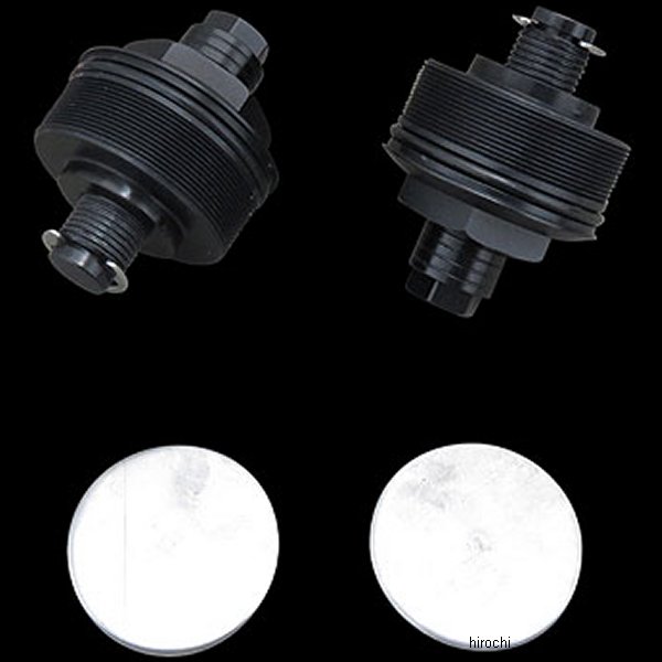 フロントフォーク イニシャルアジャスター 49mm用 アルマイトブラック 06年以降 FXD/FXDWG