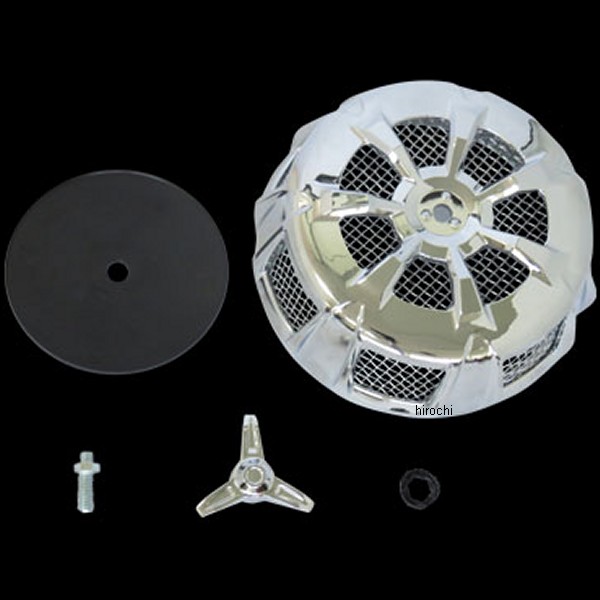 アレイキャット エアクリーナーカバー クローム