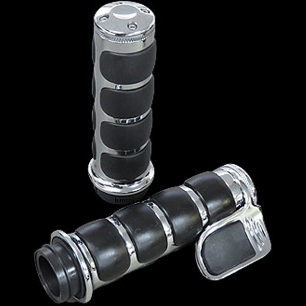 ISOグリップ スロットルボス付 08年以降 電子制御スロットル ハーレー