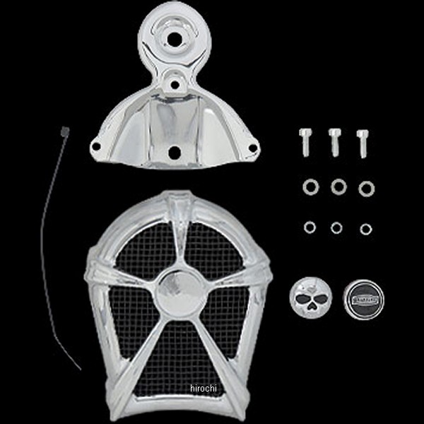 MACH2 ホーンカバー クローム/ブラックメッシュ