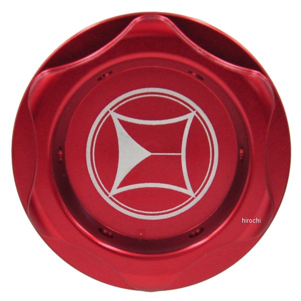 オイルフィルターキャップ M24XP3 クラウンタイプ 赤