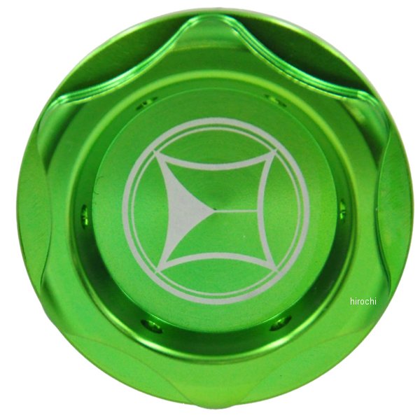 オイルフィルターキャップ M27XP3 クラウンタイプ グリーン