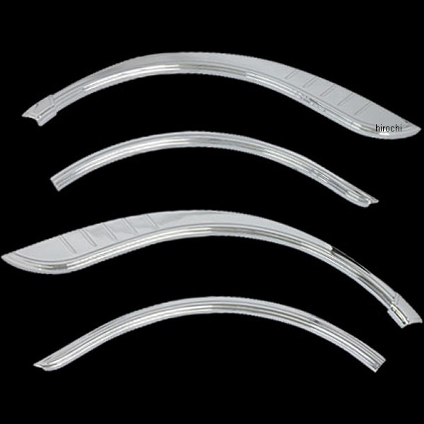 リアフェンダートリム クローム 14年-16年 トライグライド