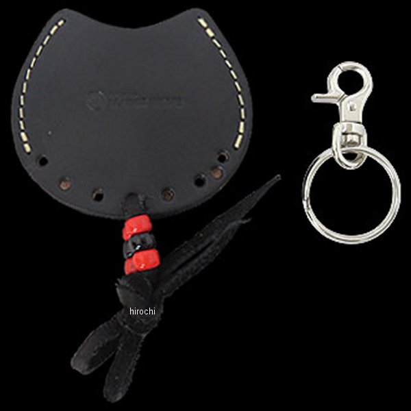 本革キーフォブカバー ブラック