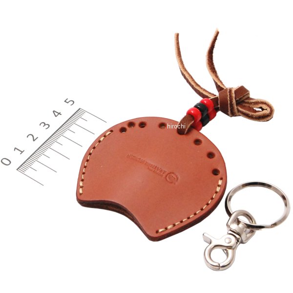 本革キーフォブカバー ライトブラウン