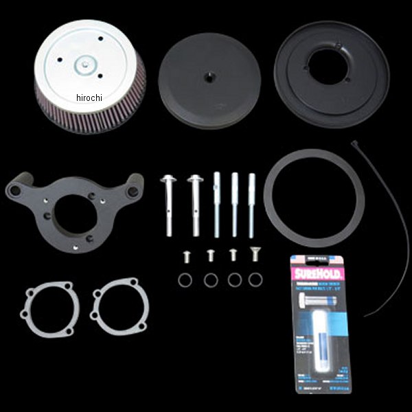 エアクリーナーキット ハマー 01年-17年 ツインカム 黒