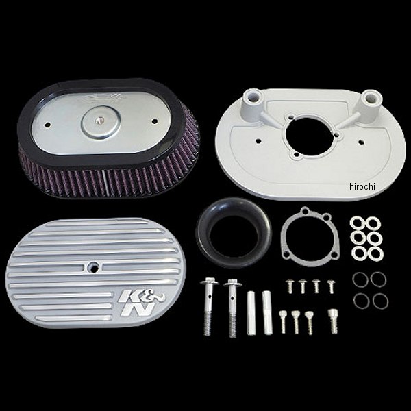 エアクリーナーキット サイドドラフト 01年-17年 ツインカム シルバー