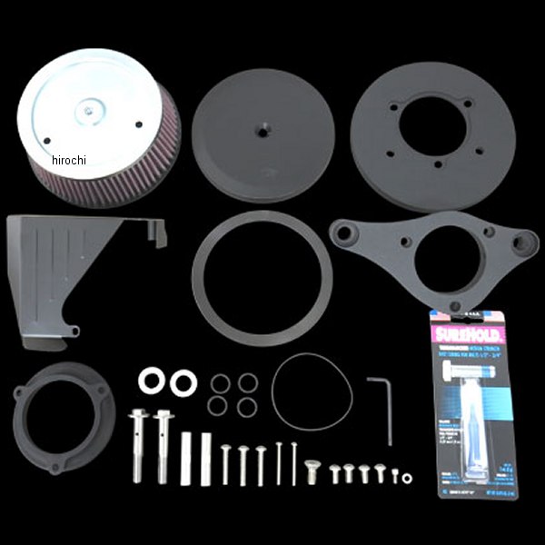 エアクリーナーキット ハマー 17年以降 ミルウォーキーエイト 黒