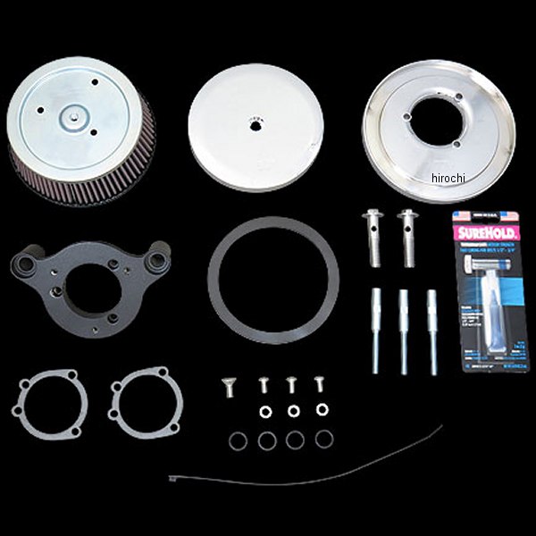 エアクリーナーキット ハマー 04年-14年 XL クローム