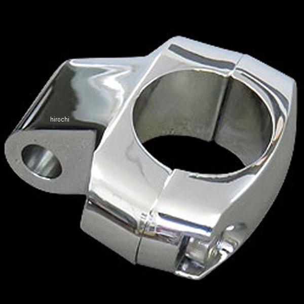 オイルクーラー LEDランプ用ハンドルバークランプ クローム