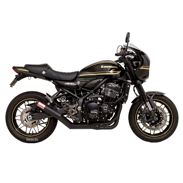 フルエキゾースト ONE-PIECE 23年 Z900RS、Z900RSCAFE 政府認証 黒