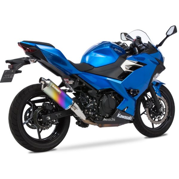 MXR スリップオンマフラー 18年以降 NINJA400、NINJA250、Z400、Z250 アノダイズド