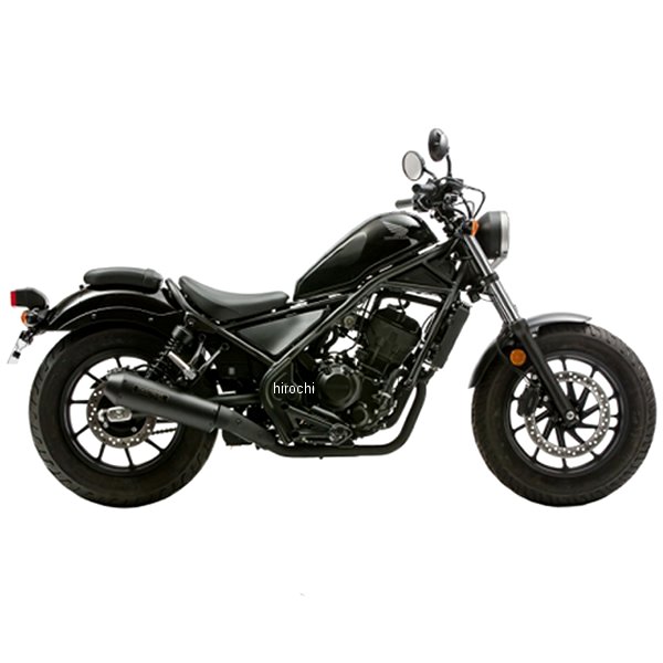 スリップオンマフラー ネオクラシック 17年 レブル250 黒