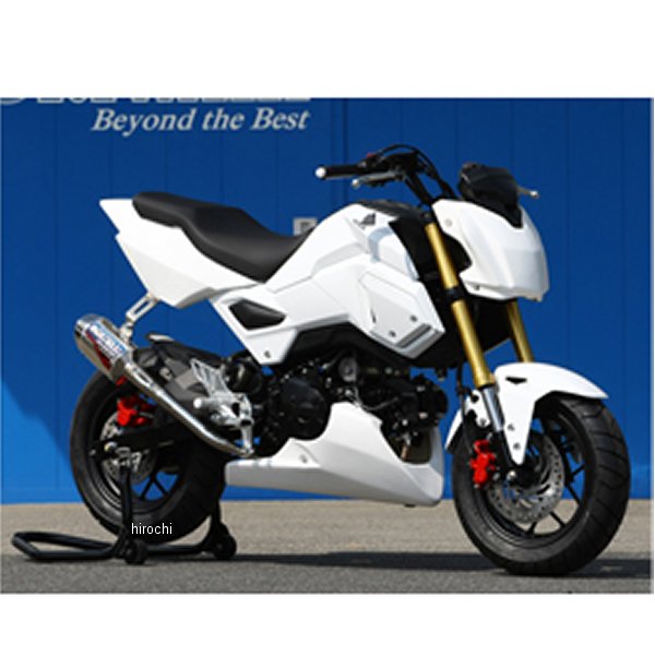 スリップオンマフラー MX RACING 16年-20年 GROM ステンレスポリッシュ