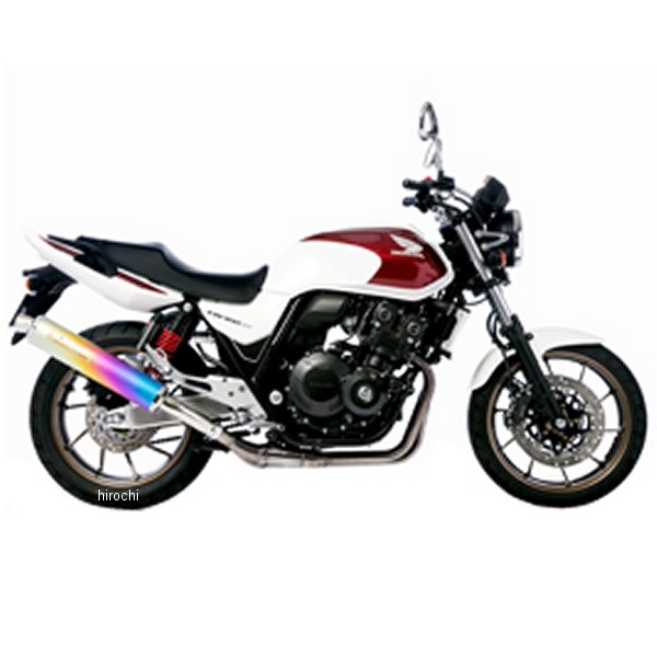 スリップオンマフラー ZERO 18年以降 CB400SF、SB H-V REVO アノダイズドチタニウム
