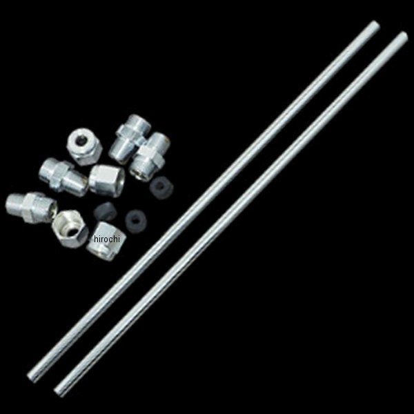 ロッカーボックスオイルラインキット クローム 57年-85年 17324-57B