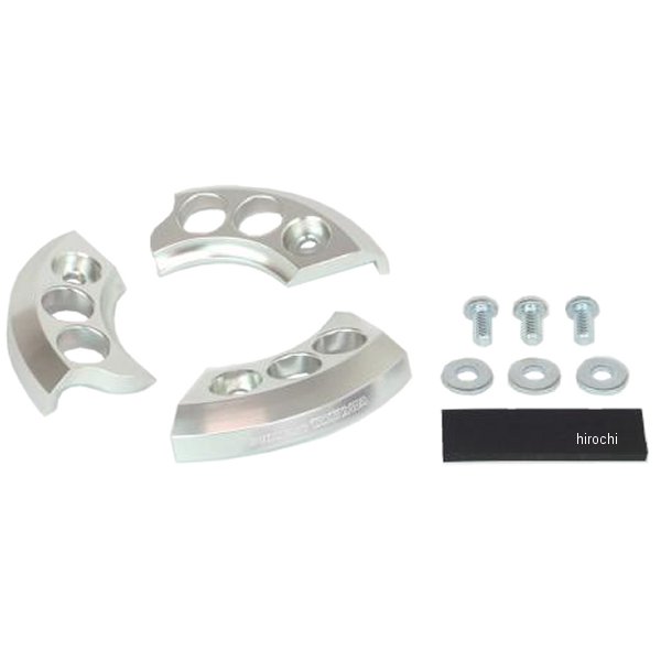 Rクランクケースプロテクター グロム、モンキー125、C125 シルバー