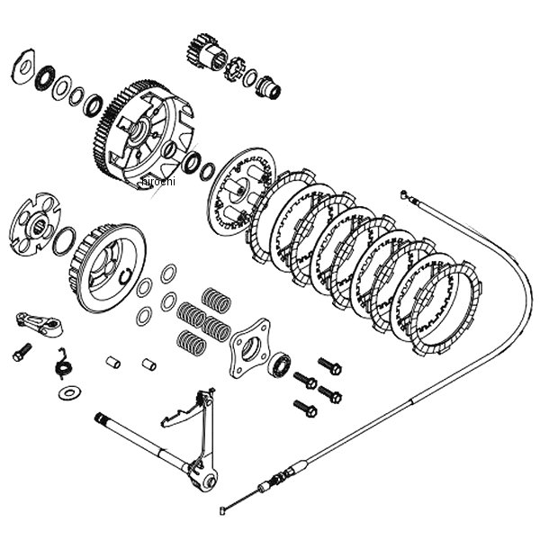 スペシャルクラッチ S/D キット(スリッパークラッチ/クロス用)