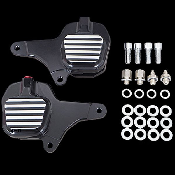 2ポッドリブブレーキキット フロント用 11.5インチ 黒 84年-99年 FXR、FXST、FLST、FXD、FXDWG、XL