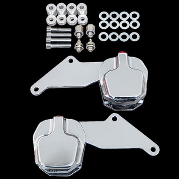 【セール特価】 2ポッドブレーキキット フロント用 10インチ クローム 49年-84年 FL, FLH