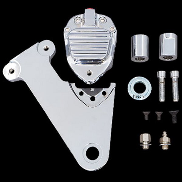 【セール特価】 2ポッドリブブレーキキット リア用 11.5インチ クローム 87年後期-99年 XL