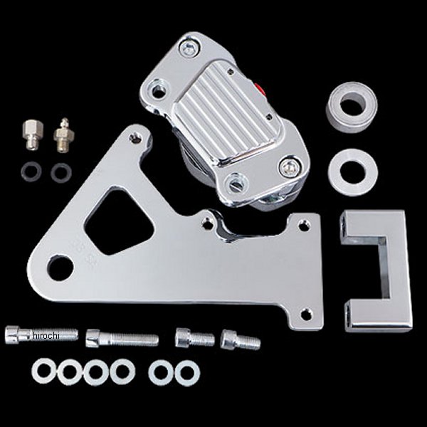 2ポッドリブブレーキキット リア用 11.5インチ クローム 86年-99年 FLT