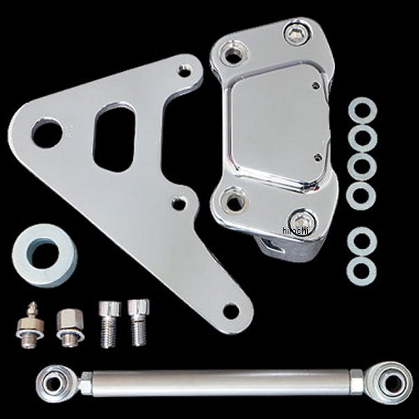 2ポッドブレーキキット リジッドフレーム リア用 10インチ クローム