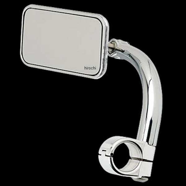 ユーティリティスクエアミラー クランプ付 クローム